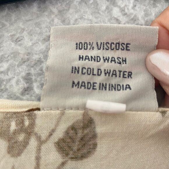 HM Women Dress Crewneck Long Sleeve Floral Print   Bohemian - Picture 13 of 16